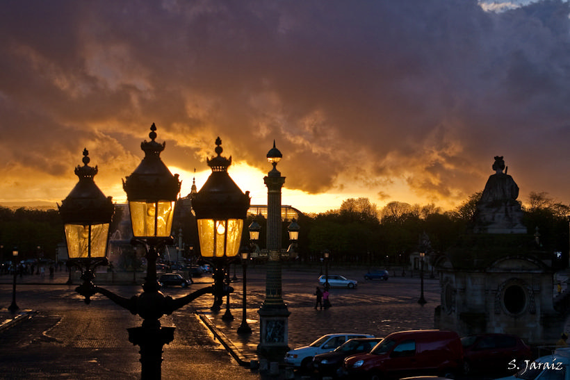 Anochecer en la Concordia